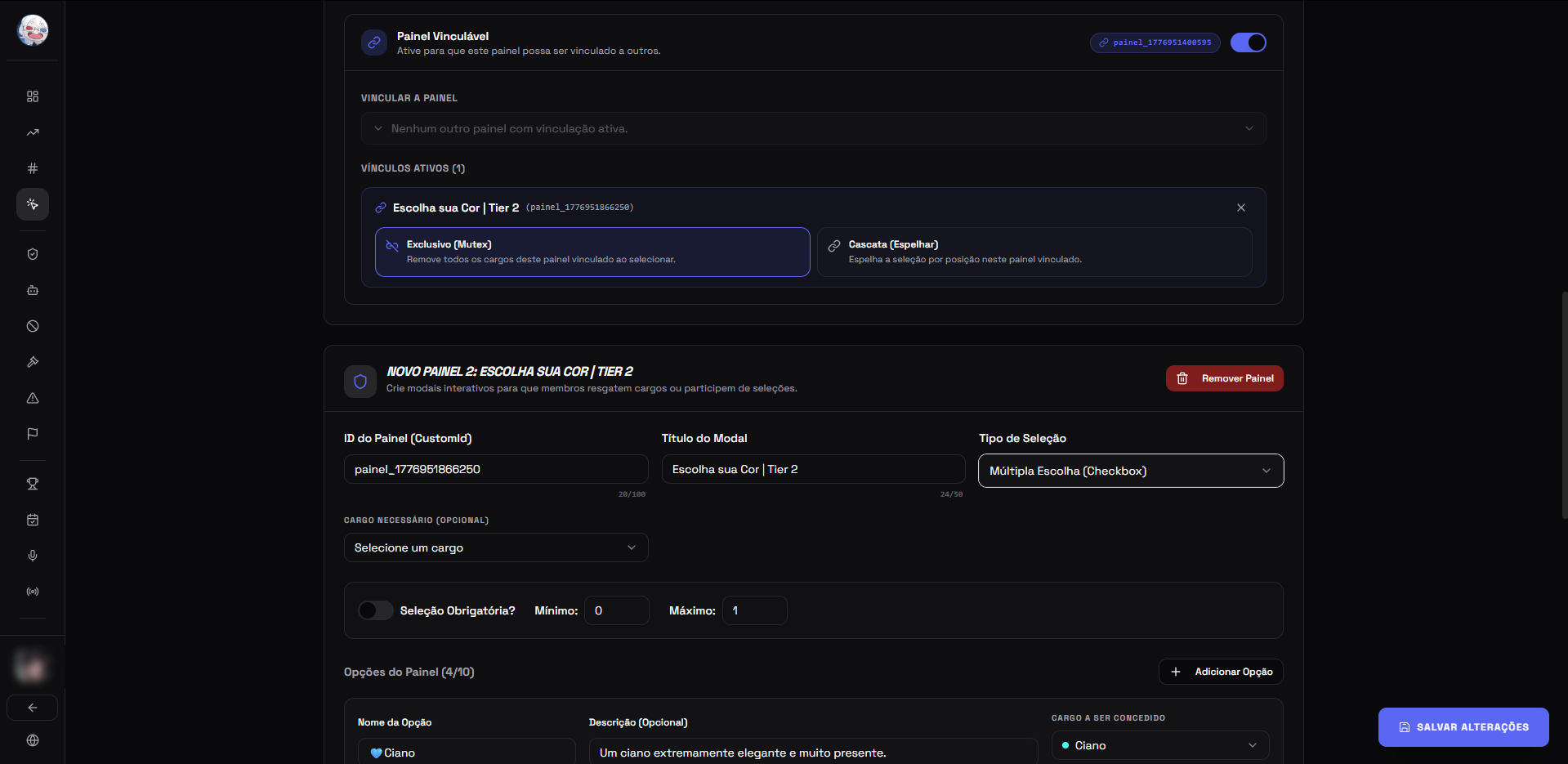 Action Config